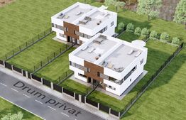 Duplex cu arhitectura moderna, 119 mp, semifinisat, zona Terra 
