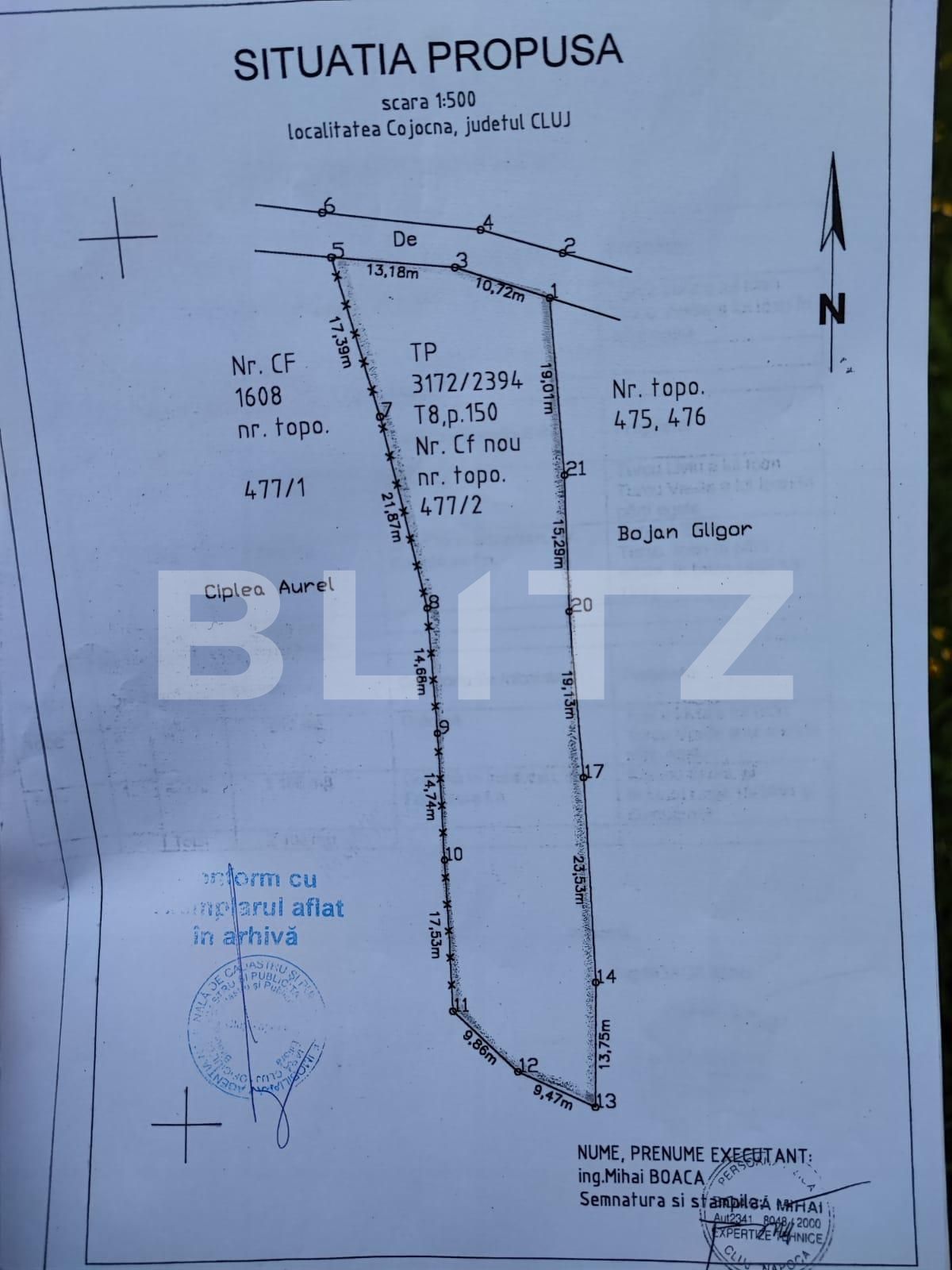 Teren de vânzare Cojocna - 98295TV | BLITZ Cluj-Napoca | Poza1