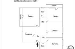De vanzare 87 mp, 4 camere decomandate, zona Piata Agroalimentara Zorilor