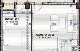 De vanzare apartament zona Lidl, 2 camere decomandate, 58 mp. Semifinisat!