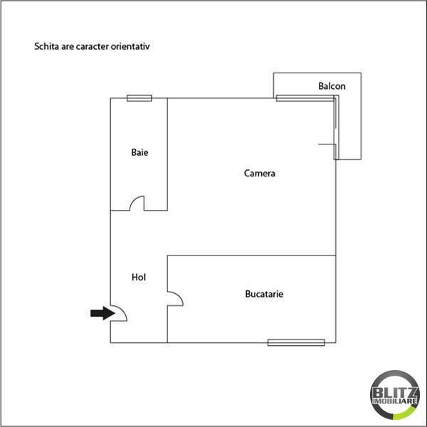 Garsonieră de vânzare Marasti - 986AV | BLITZ Cluj-Napoca | Poza1