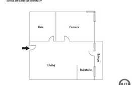 Vanzare 2 camere, 53 mp utili plus POD, zona  strazii Teilor! La CHEIE!