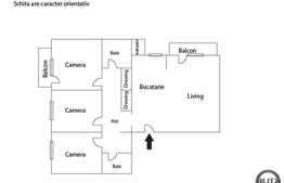 Apartament 4 camere, decomandat, 80 mp, loc parcare, boxa, zona Piata Marasti!