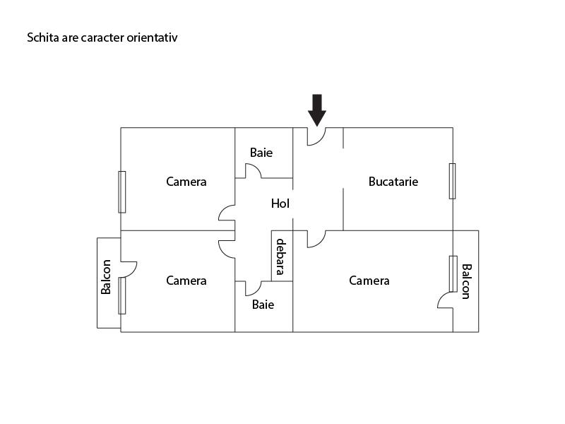 Apartament de vânzare 3 camere Marasti - 9877AV | BLITZ Cluj-Napoca | Poza1