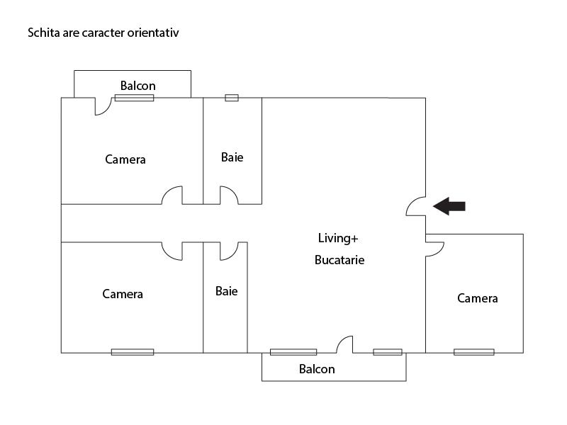 Apartament de vânzare 4 camere Floreşti - 9885AV | BLITZ Cluj-Napoca | Poza1