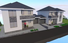 Teren autorizat pentru  3 case individuale, Vlaha