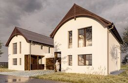 Duplex semifinisat de vanzare , 120 mp , 385 teren, garaj! Gilau 