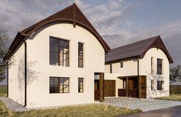 Duplex semifinisat de vanzare , 120 mp , 385 teren, garaj! Gilau 