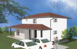 Casa individuala de 131 mp, teren 600 mp, in Popesti