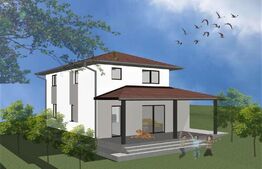 Casa individuala de 131 mp, teren 600 mp, in Popesti