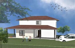 Casa individuala de 131 mp, teren 600 mp, in Popesti