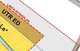 Teren intravilan, 7200 mp, front de 38 ml, zona Chinteni