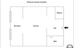 Garsoniera 30 mp, zona strazii Parang