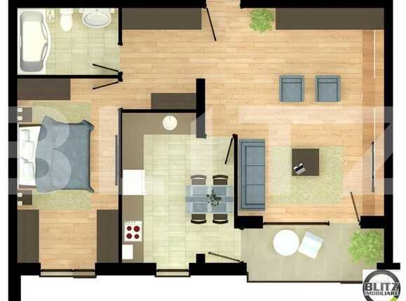 Apartament de vânzare 2 camere Zorilor - 9959AV | BLITZ Cluj-Napoca | Poza1