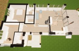 Casa noua, teren intravilan 11.770 mp, Vintu de Jos