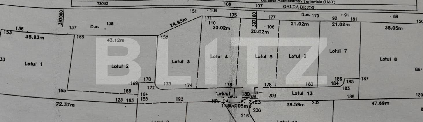 Teren de vânzare Nord Vest - 100505TV | BLITZ Alba Iulia | Poza3