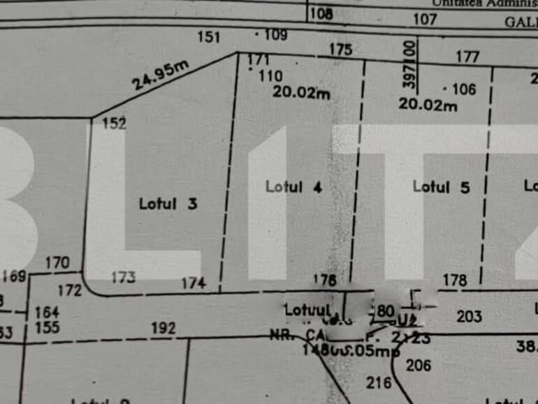 Teren de vânzare Exterior Nord - 100524TV | BLITZ Alba Iulia | Poza1