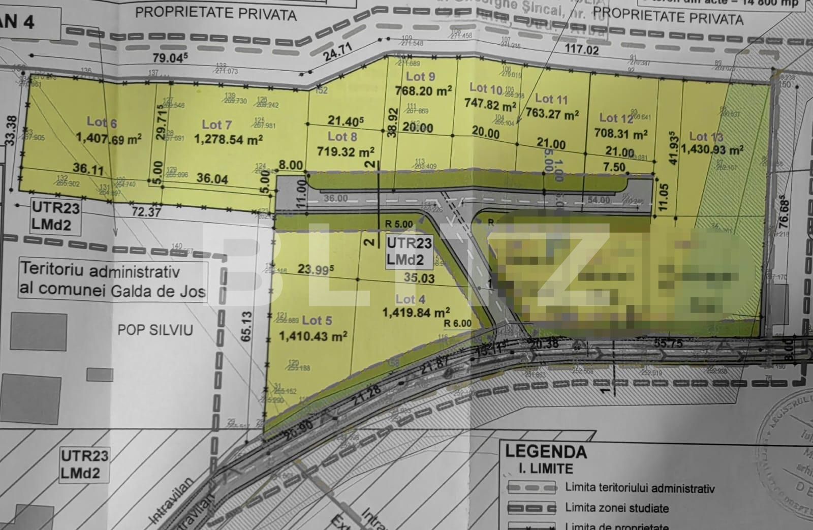 Teren de vânzare Exterior Nord - 100524TV | BLITZ Alba Iulia | Poza2