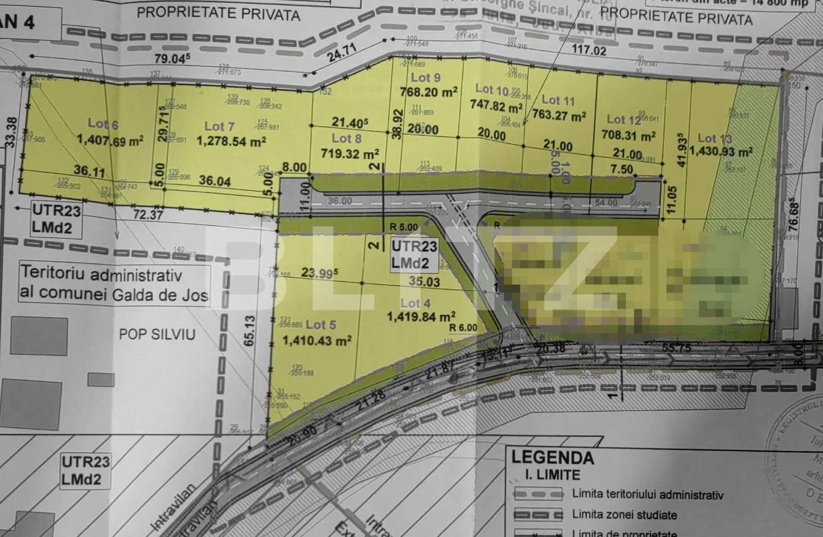 Teren de vânzare Exterior Nord - 100525TV | BLITZ Alba Iulia | Poza2