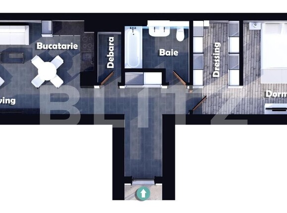 Apartament de vânzare 2 camere Central - 101549AV | BLITZ Alba Iulia | Poza3