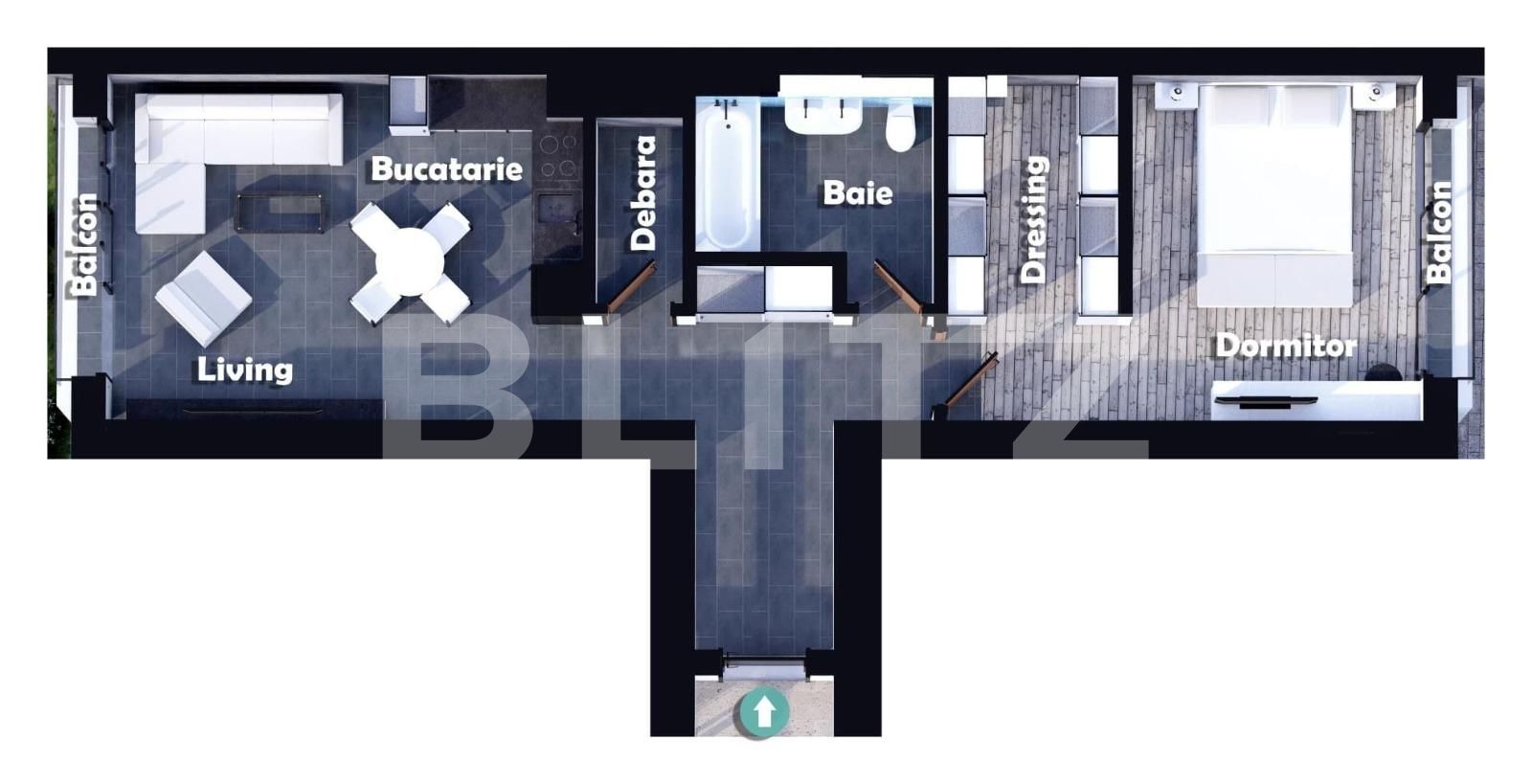 Apartament de vânzare 2 camere Central - 101549AV | BLITZ Alba Iulia | Poza3