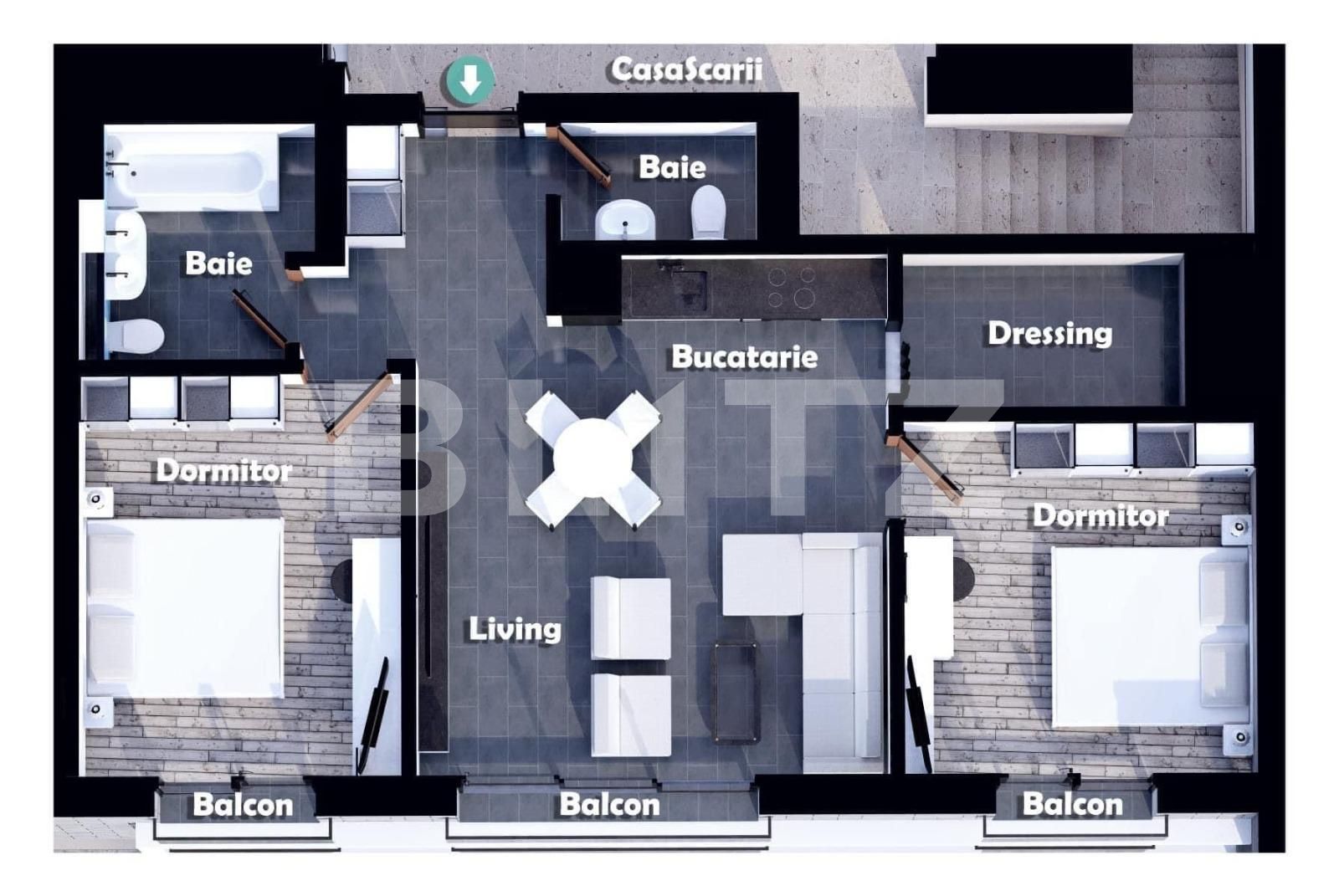 Apartament de vânzare 3 camere Central - 101564AV | BLITZ Alba Iulia | Poza3