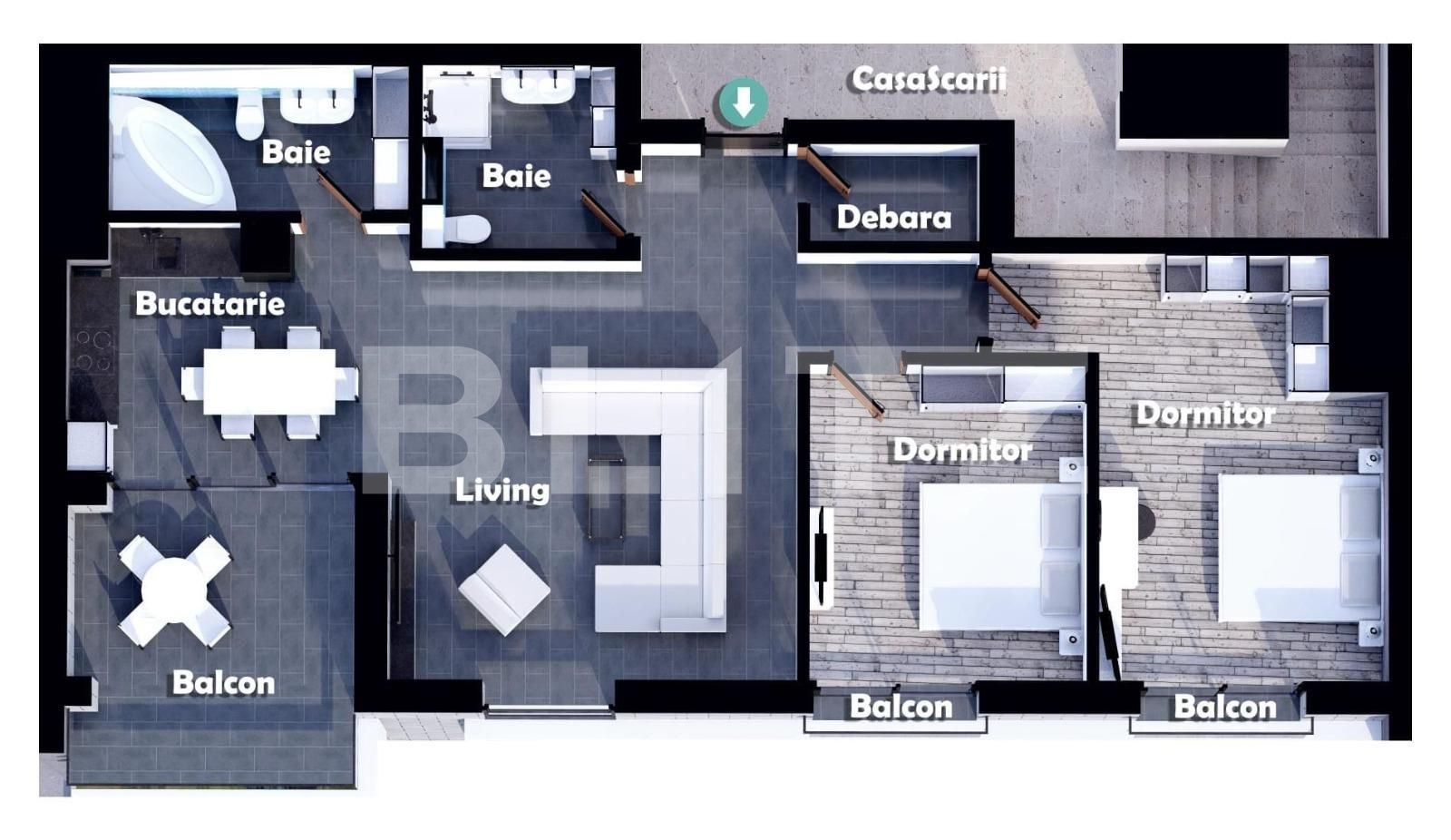 Apartament de vânzare 3 camere Central - 101580AV | BLITZ Alba Iulia | Poza3