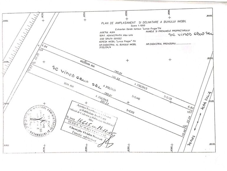Teren de vânzare Exterior Sud - 102540TV | BLITZ Alba Iulia | Poza1