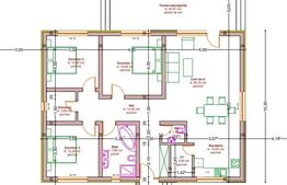 Casă plan parter, 120mp utili, 4 camere, zona Ciugud