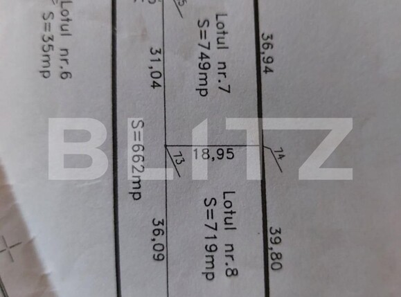 Teren de vânzare Cetate - 111793TV | BLITZ Alba Iulia | Poza1