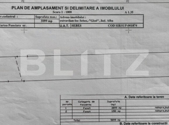 Teren de vânzare Sebeș - 112894TV | BLITZ Alba Iulia | Poza2