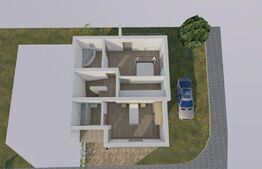 Casa tip duplex semifinisata, 132 mp utili, 250 mp teren, zona Cetate