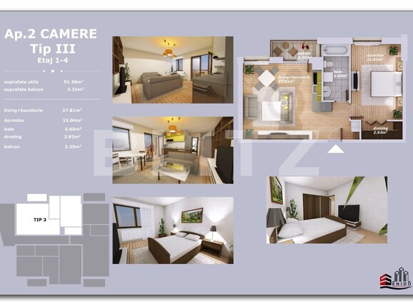 Apartament de vânzare 2 camere Partoș - 115389AV | BLITZ Alba Iulia | Poza2