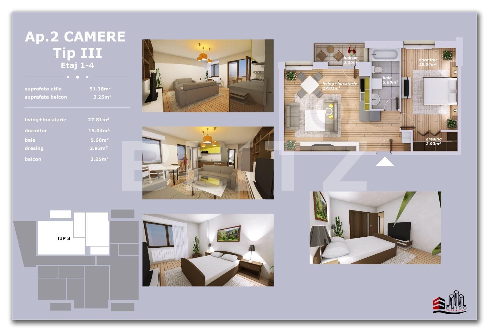 Apartament de vânzare 2 camere Partoș - 115389AV | BLITZ Alba Iulia | Poza2