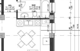 Apartament 2 camere, 46 mp utili+ 2 balcoane, bloc nou.
