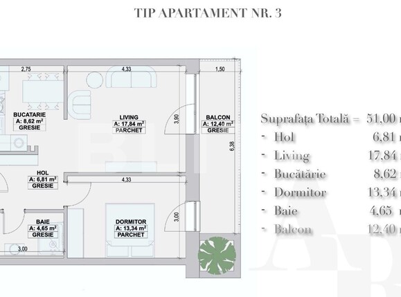 Apartament de vânzare 2 camere Cetate - 121721AV | BLITZ Alba Iulia | Poza4