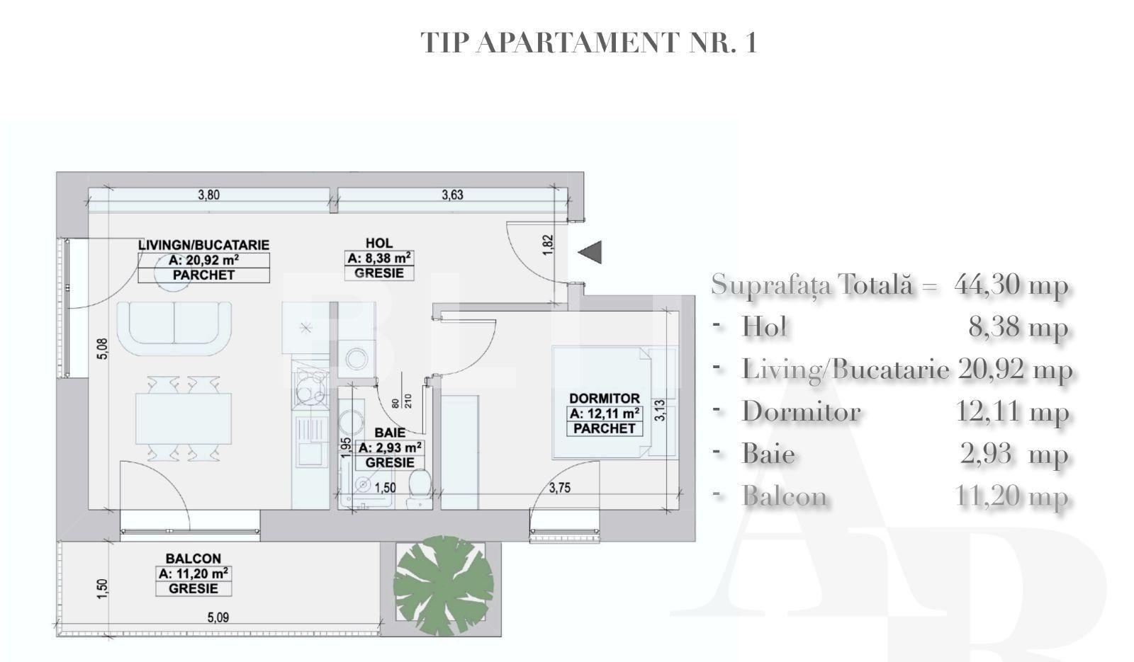 Apartament de vânzare 2 camere Cetate - 121735AV | BLITZ Alba Iulia | Poza3