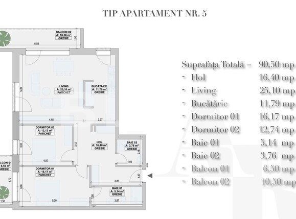 Apartament de vânzare 3 camere Cetate - 121792AV | BLITZ Alba Iulia | Poza4