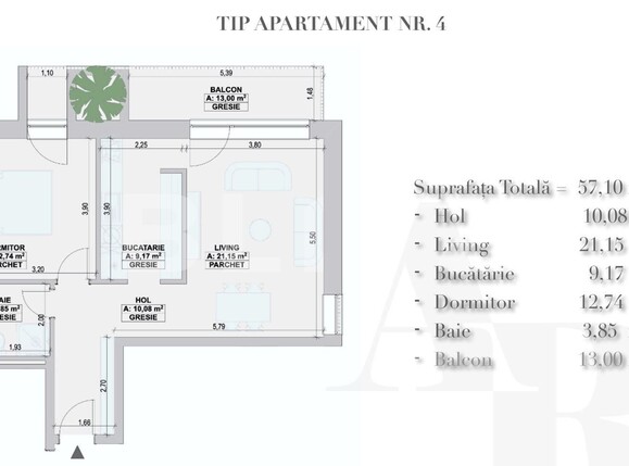 Apartament de vânzare 2 camere Cetate - 121801AV | BLITZ Alba Iulia | Poza4
