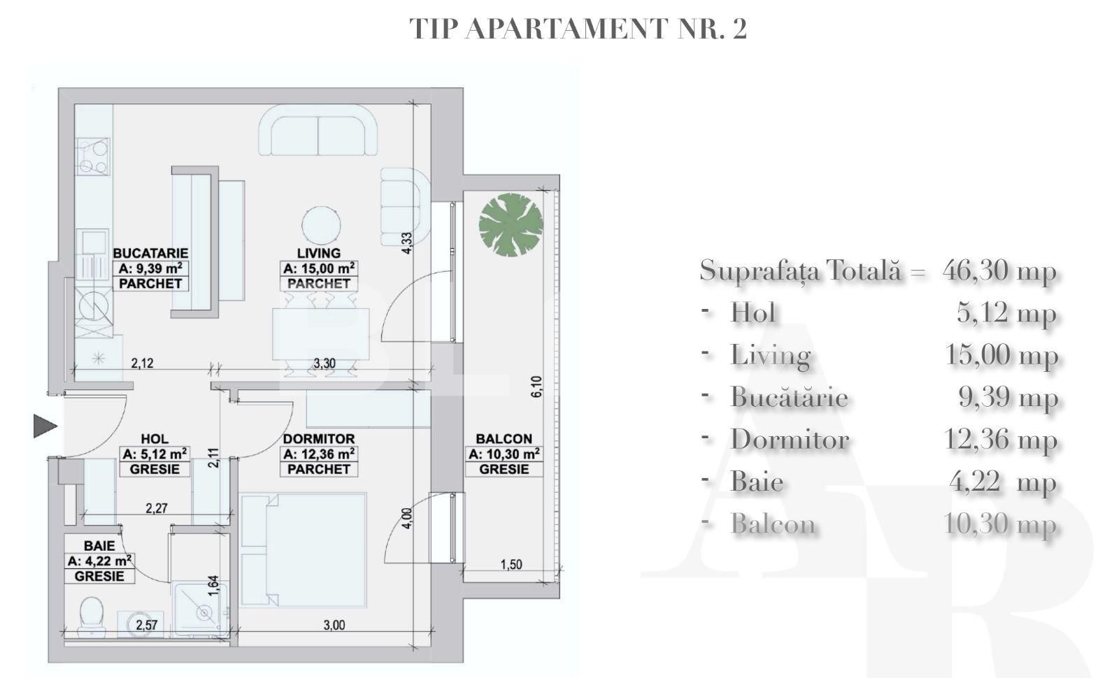 Apartament de vânzare 2 camere Cetate - 121805AV | BLITZ Alba Iulia | Poza3