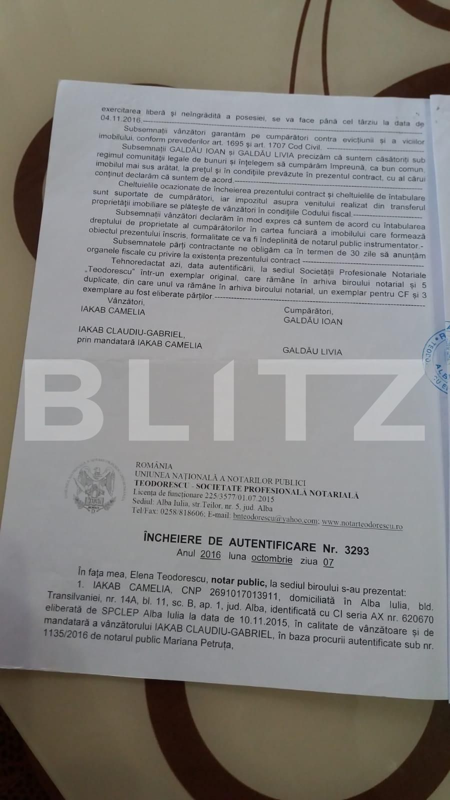 Apartament 3 camere, 99 mp, decomandat, zona Cetate