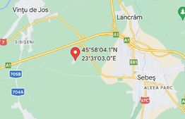 Teren intravilan, 3000 cu PUZ pentru hala, zona Alba-Sebes langa A1