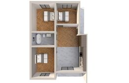 Apartament 4 camere, 71 mp, balcon, Blaj