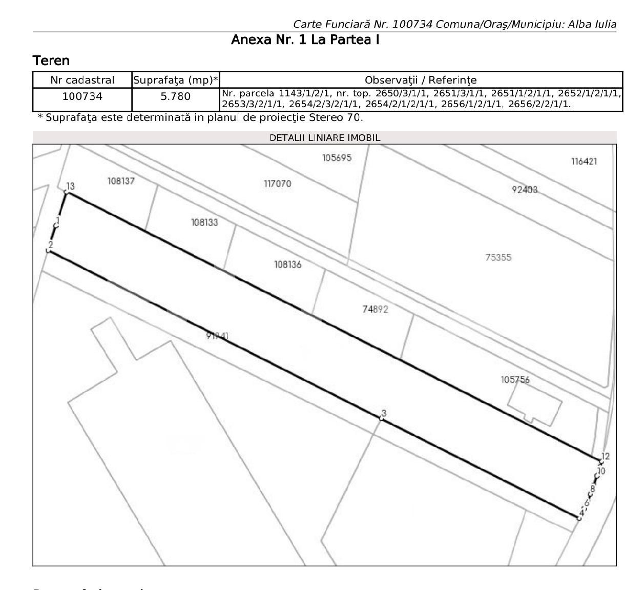 Teren de vânzare Cetate - 130141TV | BLITZ Alba Iulia | Poza1