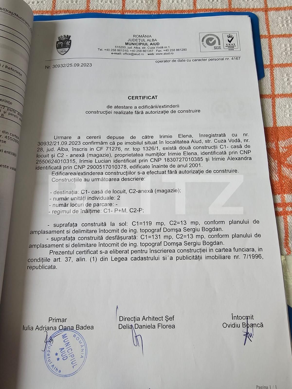 Casa de vânzare 2 camere Aiud - 134231CV | BLITZ Alba Iulia | Poza6