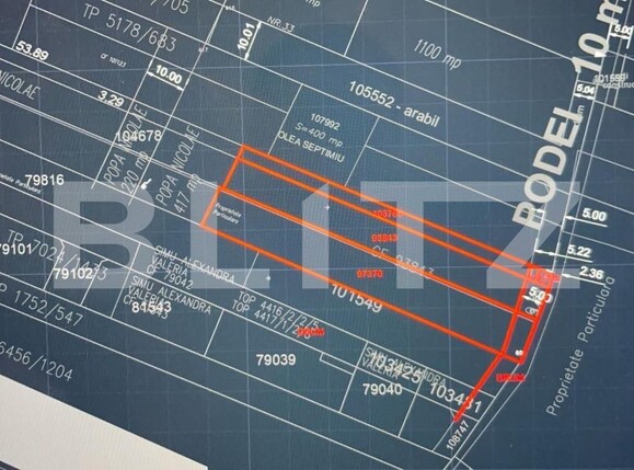 Teren de vânzare Sud-Vest - 143128TV | BLITZ Alba Iulia | Poza1