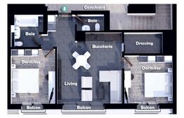 Apartament nou 3 camere, 70 mp, zona Ultracentrala 