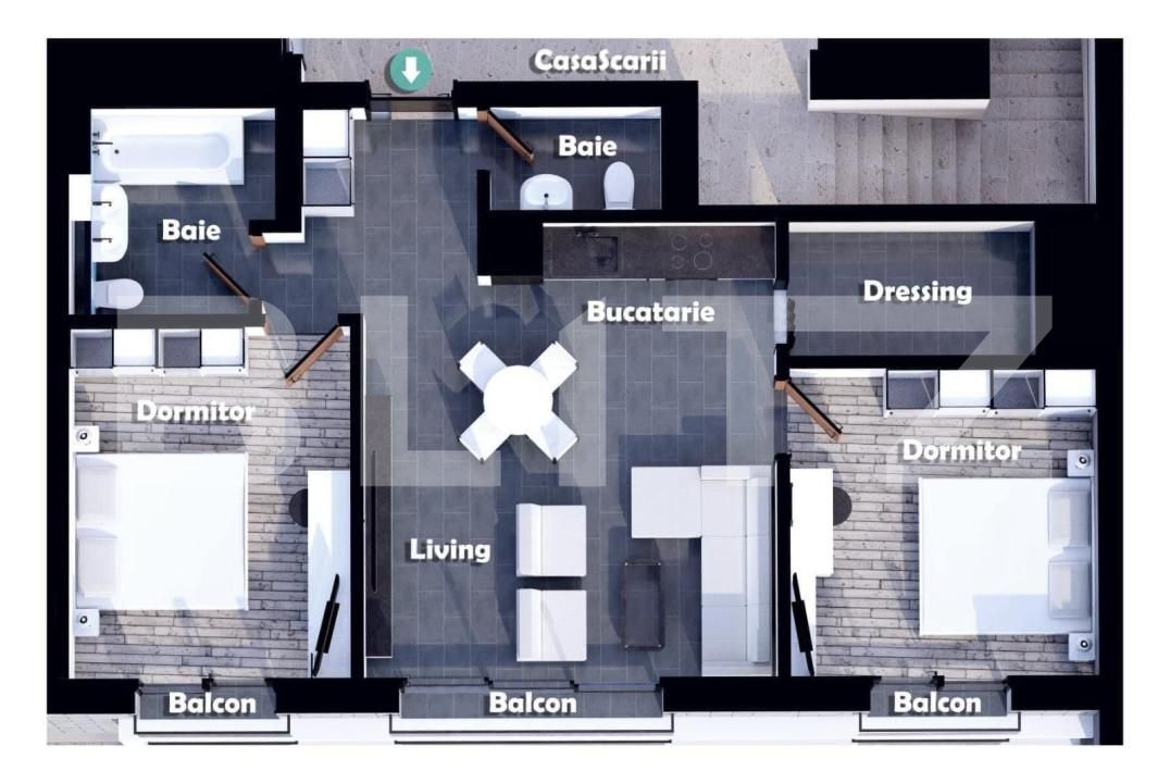 Apartament de vânzare 3 camere Central - 145362AV | BLITZ Alba Iulia | Poza3