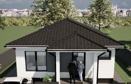 Casă individuală la cheie, 3 camere, teren 540mp, zona Dealul Furcilor