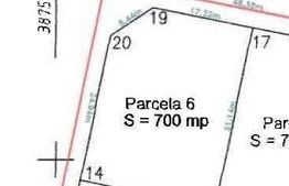 Teren intravilan construibil, 700 mp, zona Cetate